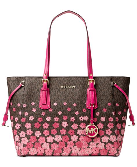 michael kors pink floral purse|michael kors pink outlet.